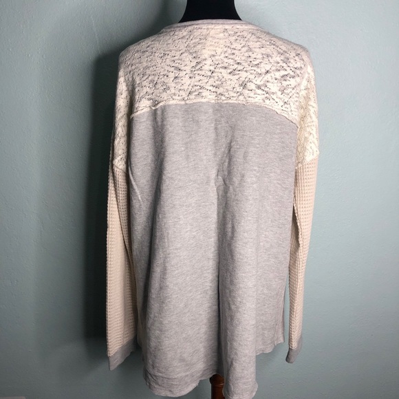 NWT Knox Rose Women's Lace Crewneck Sweatshirt. - Picture 7 of 11